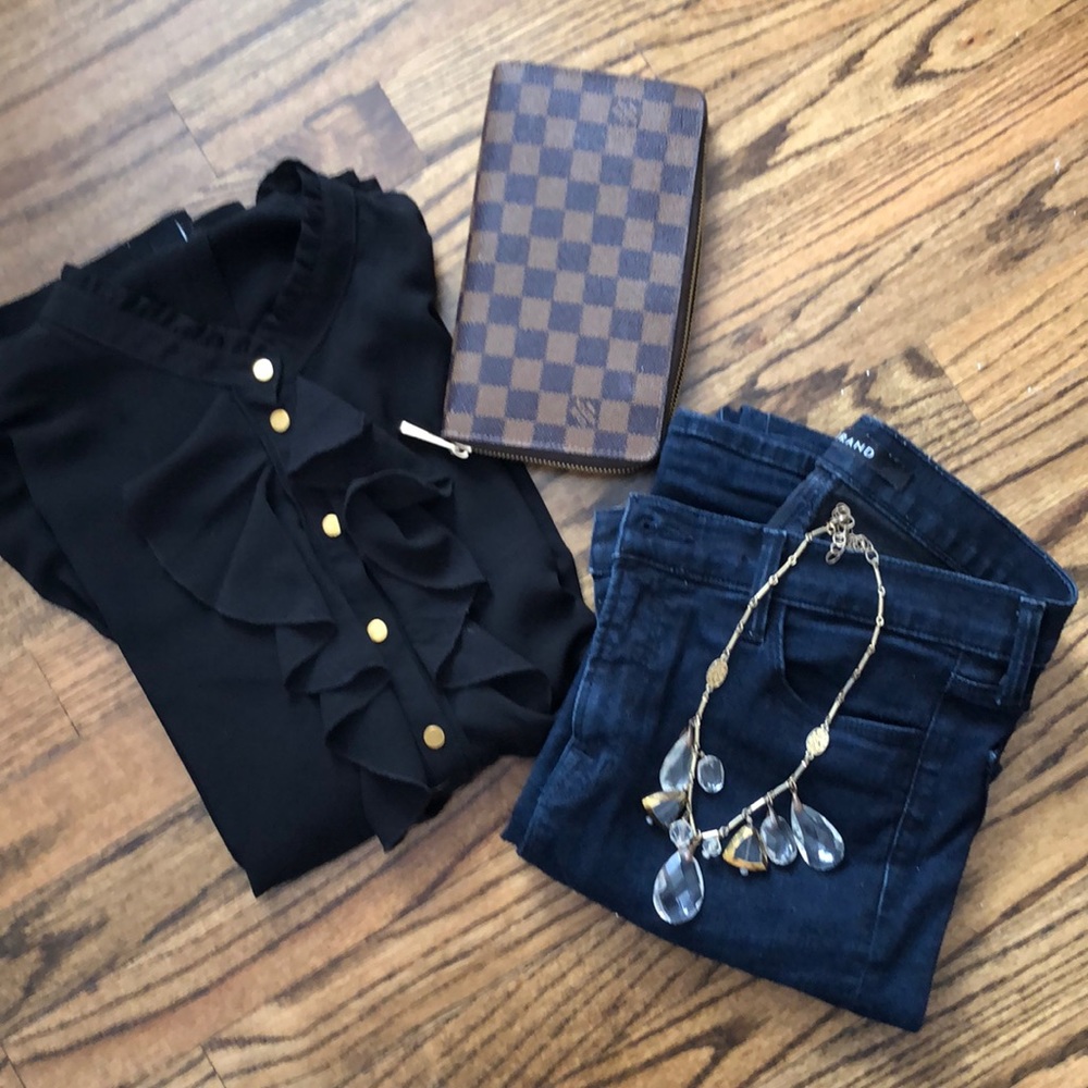 Forever 21 ruffle blouse